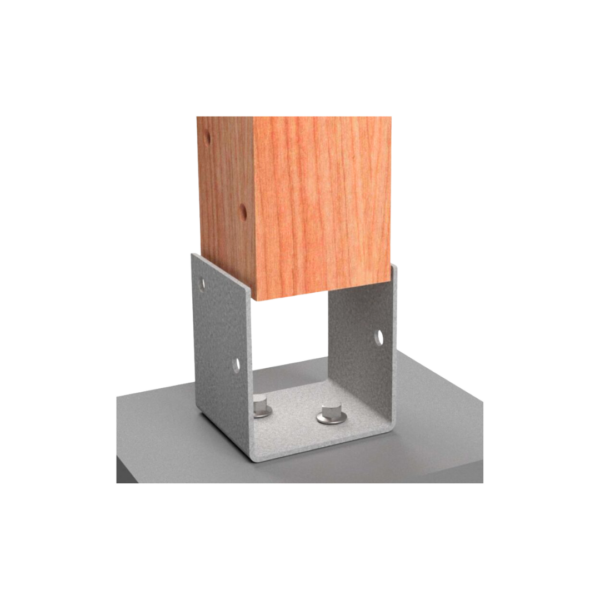 Application of Timber Post Brackets