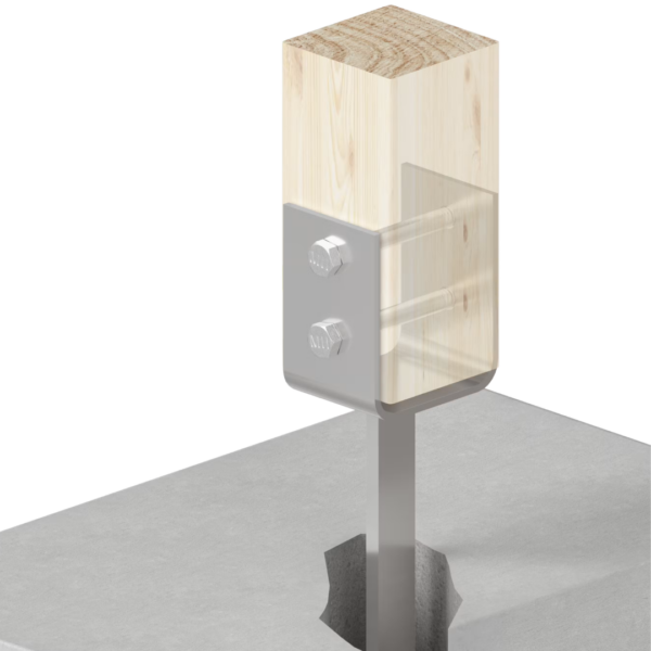 Application of Timber Post Bracket