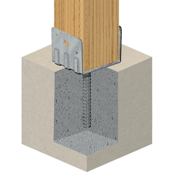 Installation of Timber Post Bracket
